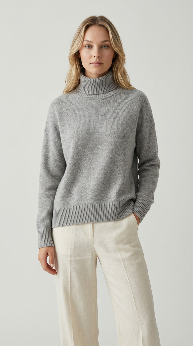 Christina Elegant Collared Sweater