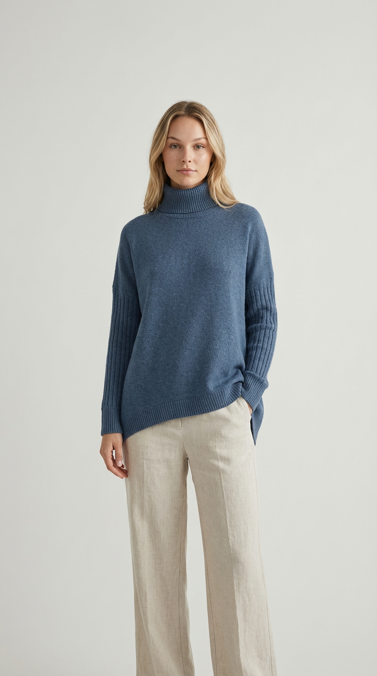 Christina Elegant Collared Sweater