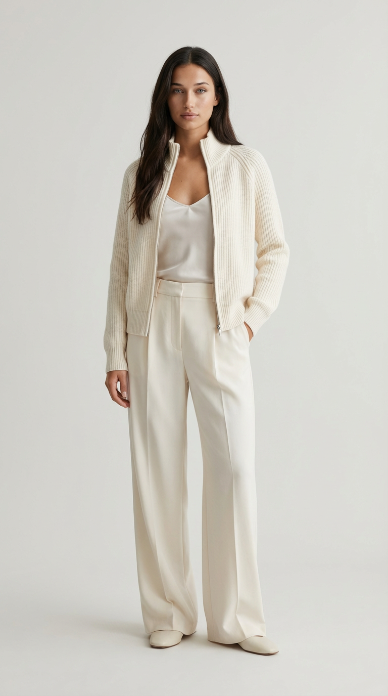 Emma Knitted Full-Zip Cardigan