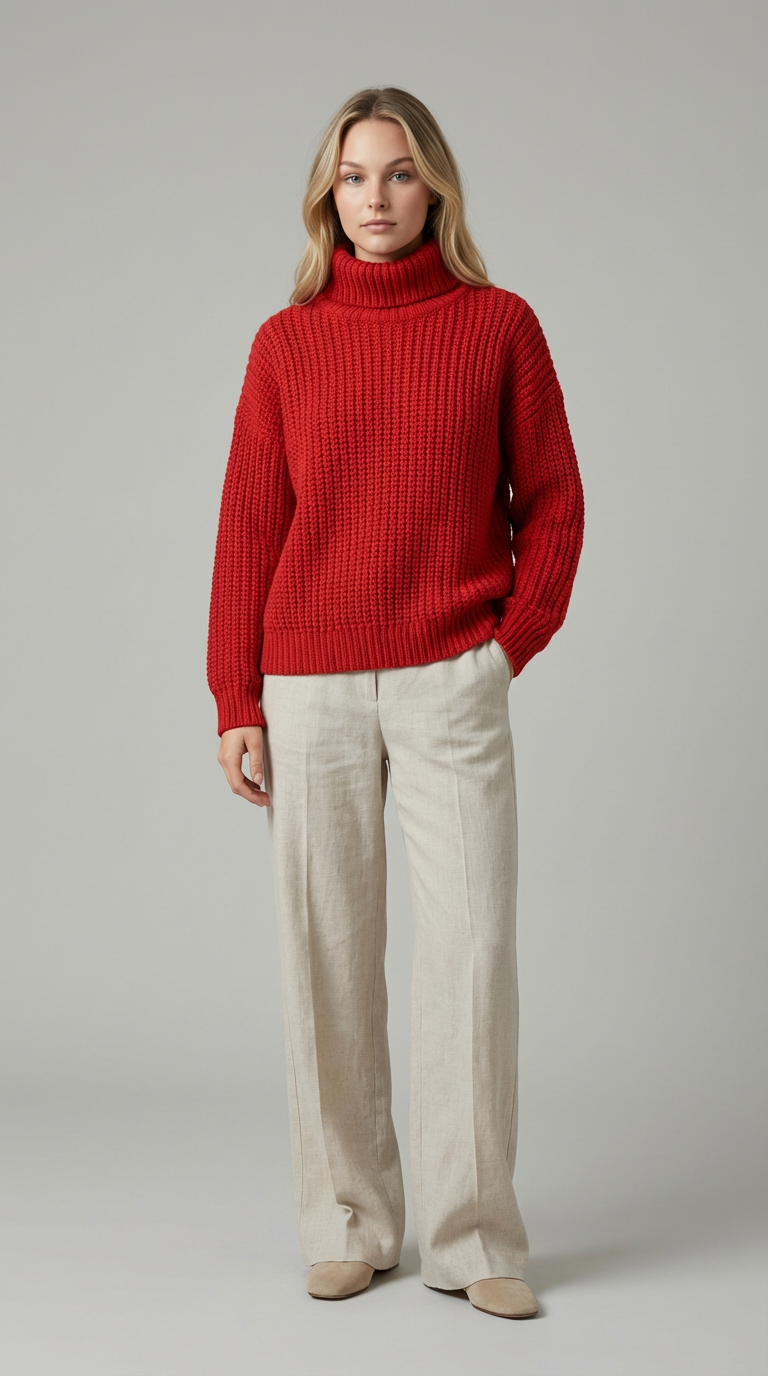 Larissa Oversized Chunky Knit Sweater