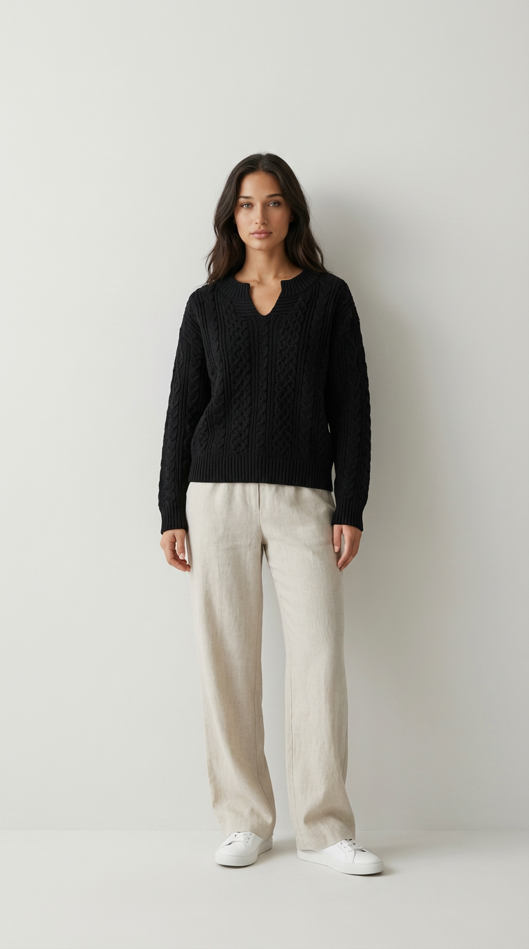 Sorina Classic Knit Sweater