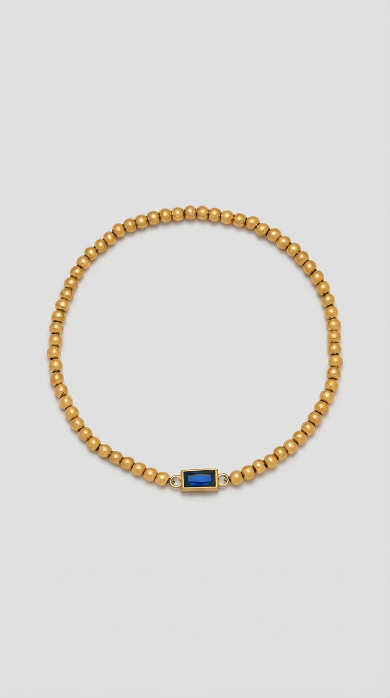 Celeste Birthstone Beaded Bracelet
