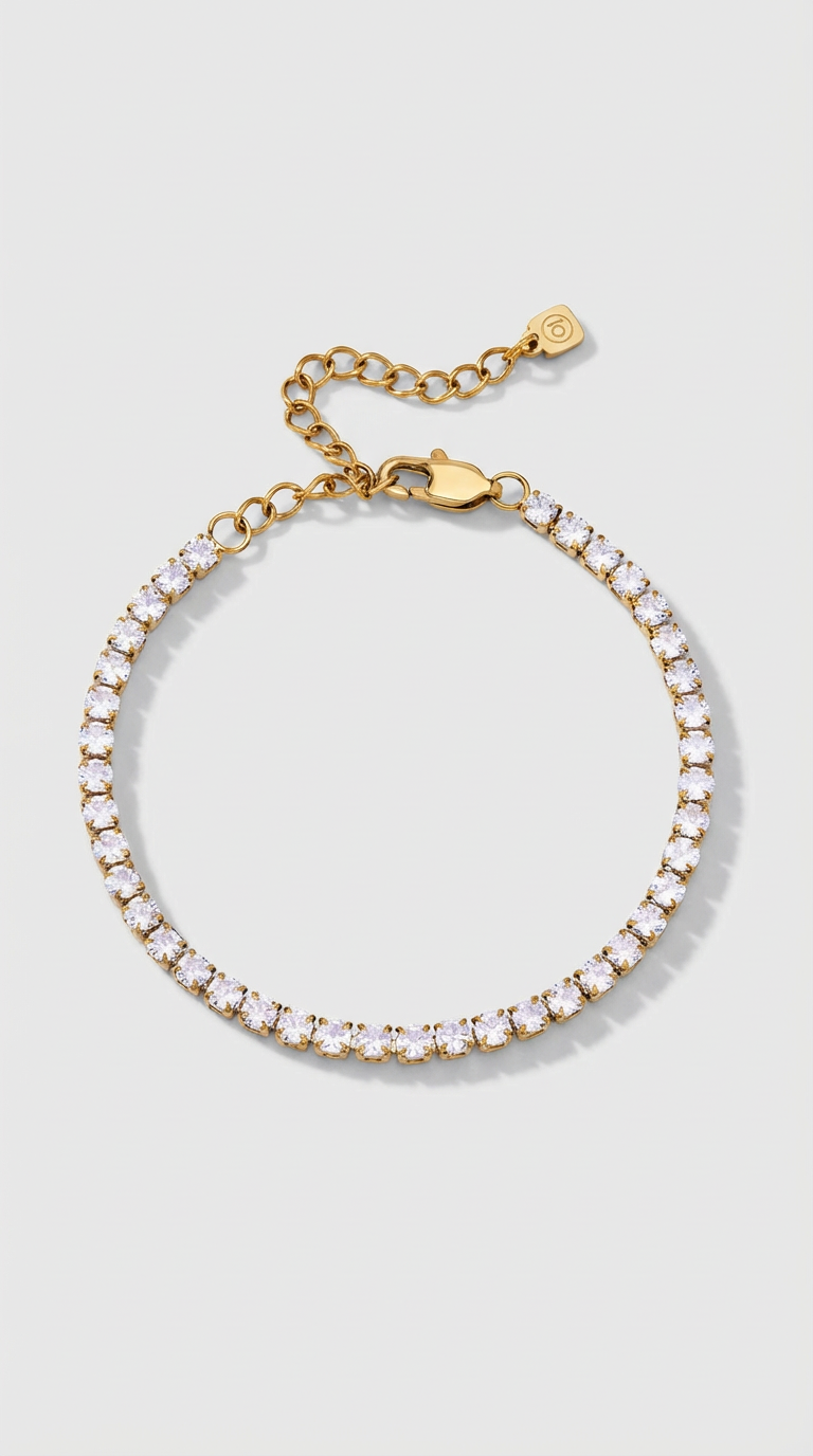 Aurora Crystal Tennis Bracelet