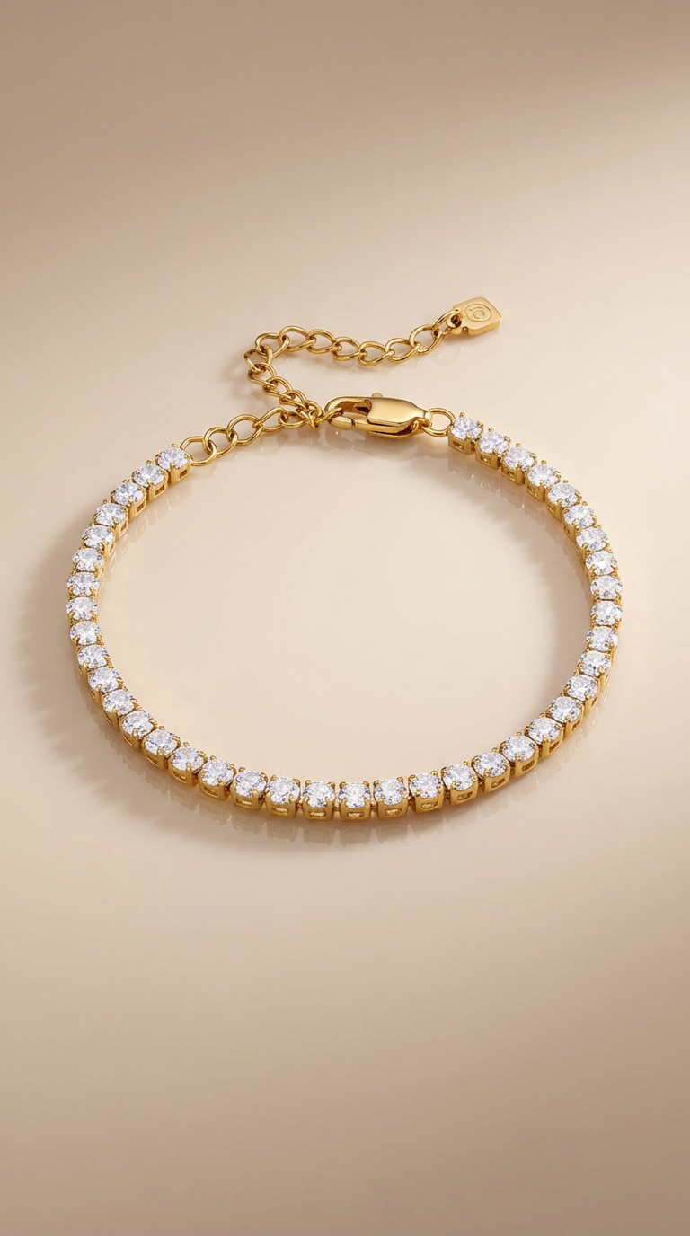 Aurora Crystal Tennis Bracelet