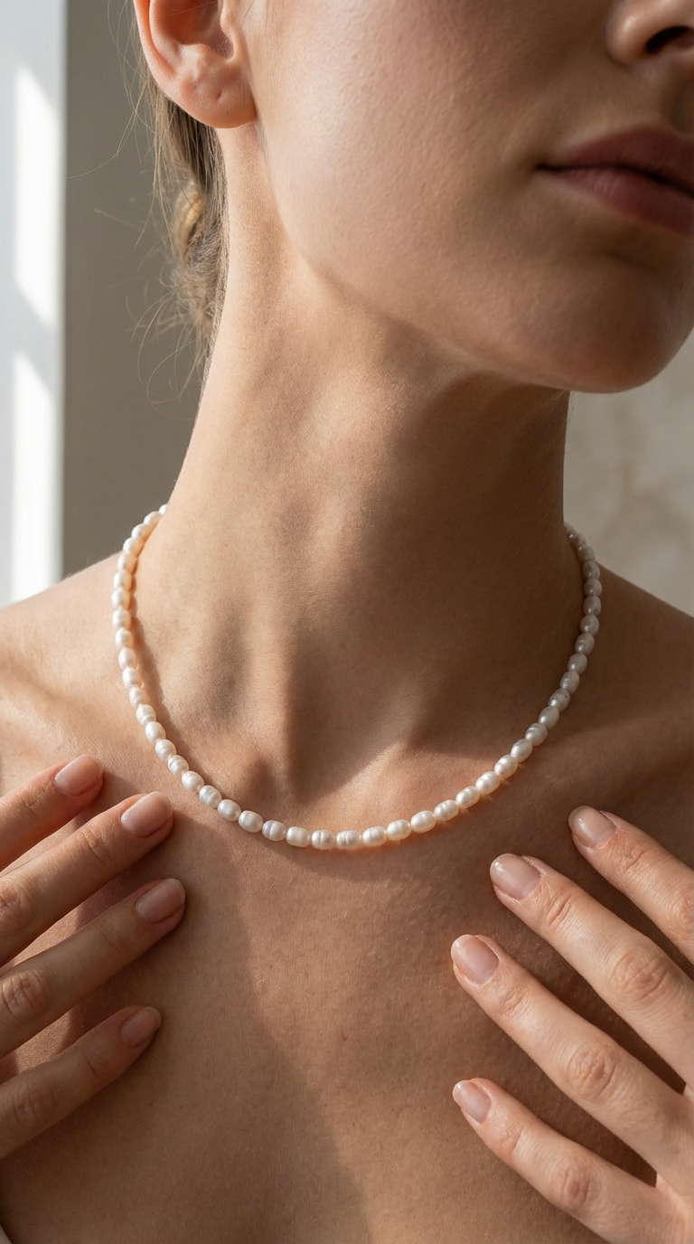 Marina Freshwater Pearl Choker