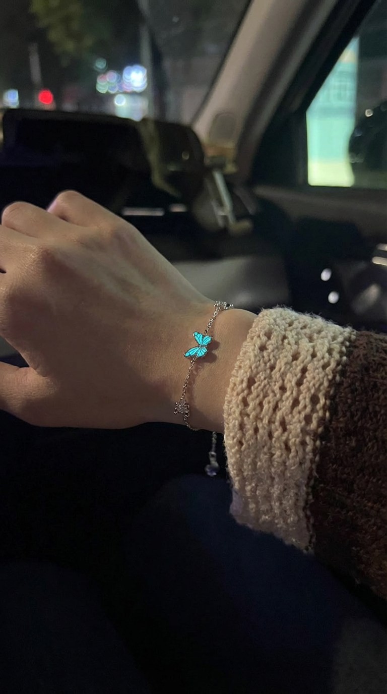 Elise Butterfly Charm Bracelet