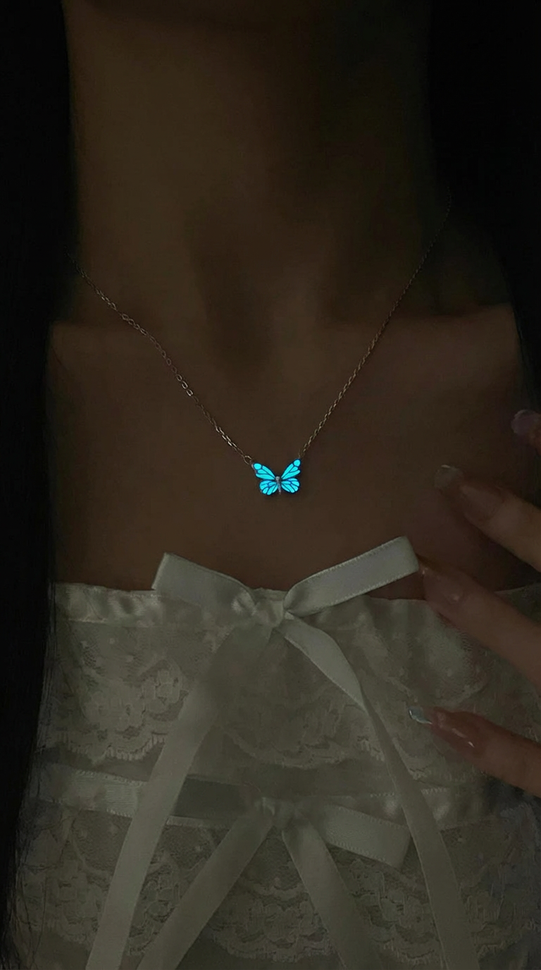 Marta Butterfly Pendant Necklace