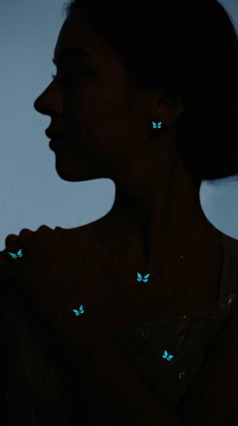 Marta Butterfly Pendant Necklace