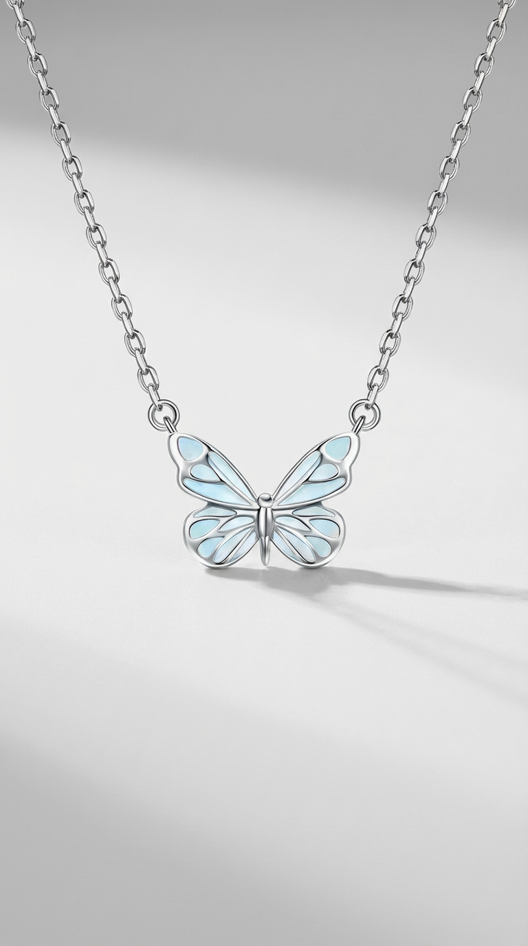 Marta Butterfly Pendant Necklace