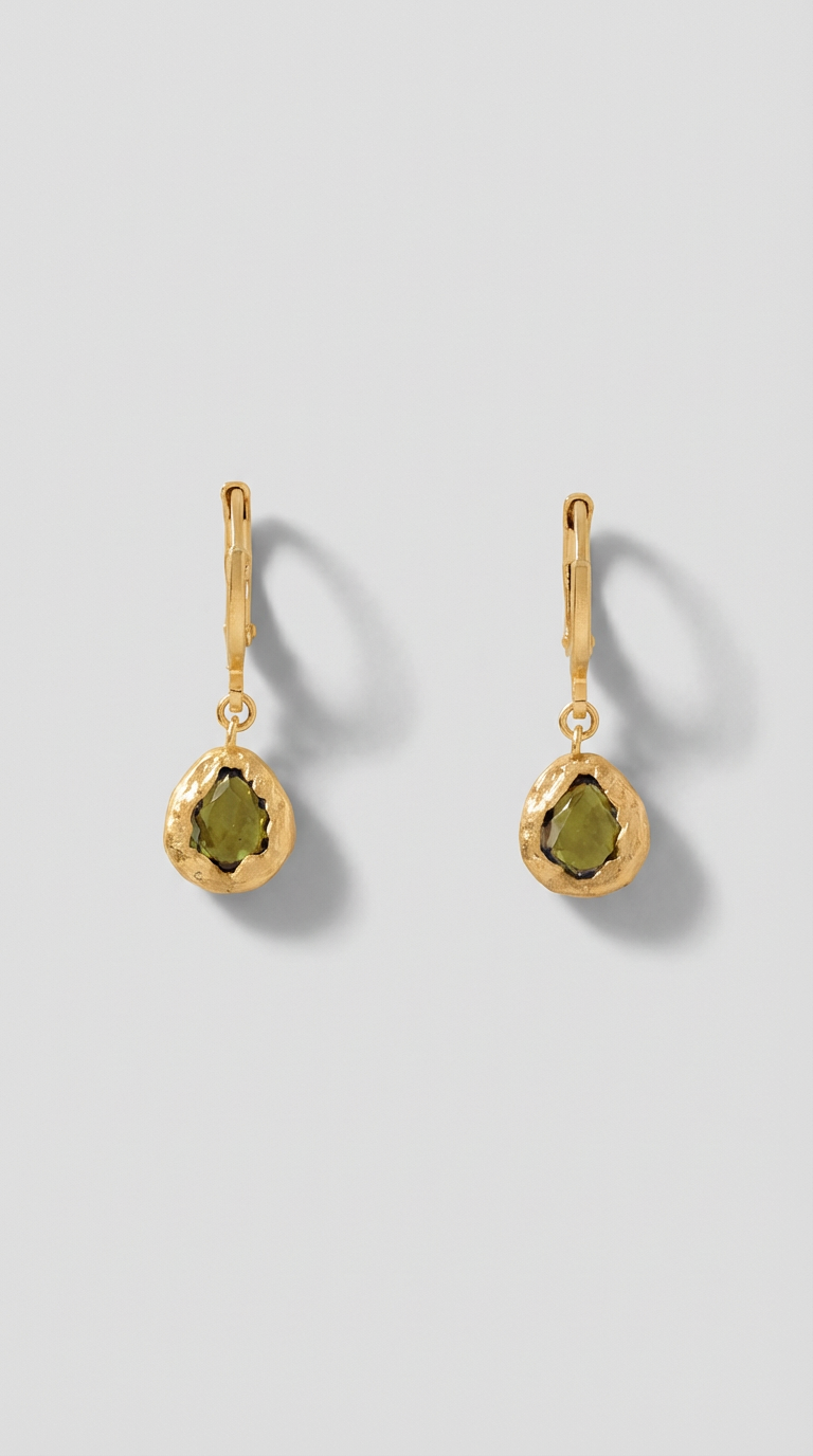 Arden Natural Stone Drop Earrings