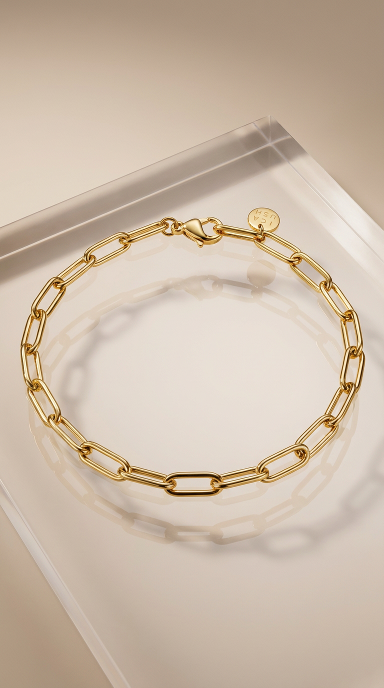 Charlotte Gold Chain Bracelet
