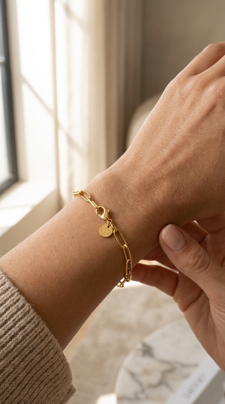 Charlotte Gold Chain Bracelet