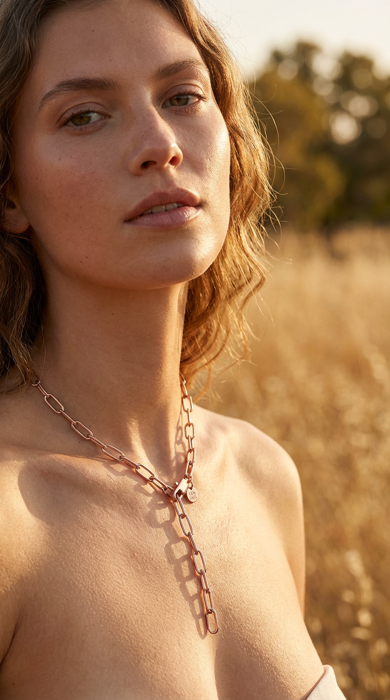 Victoria Gold Lariat Necklace