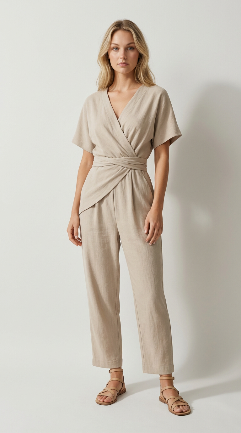 Harper Wrap Jumpsuit