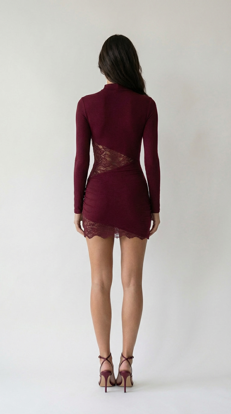 Roxanne Lace Cutout Mini Dress