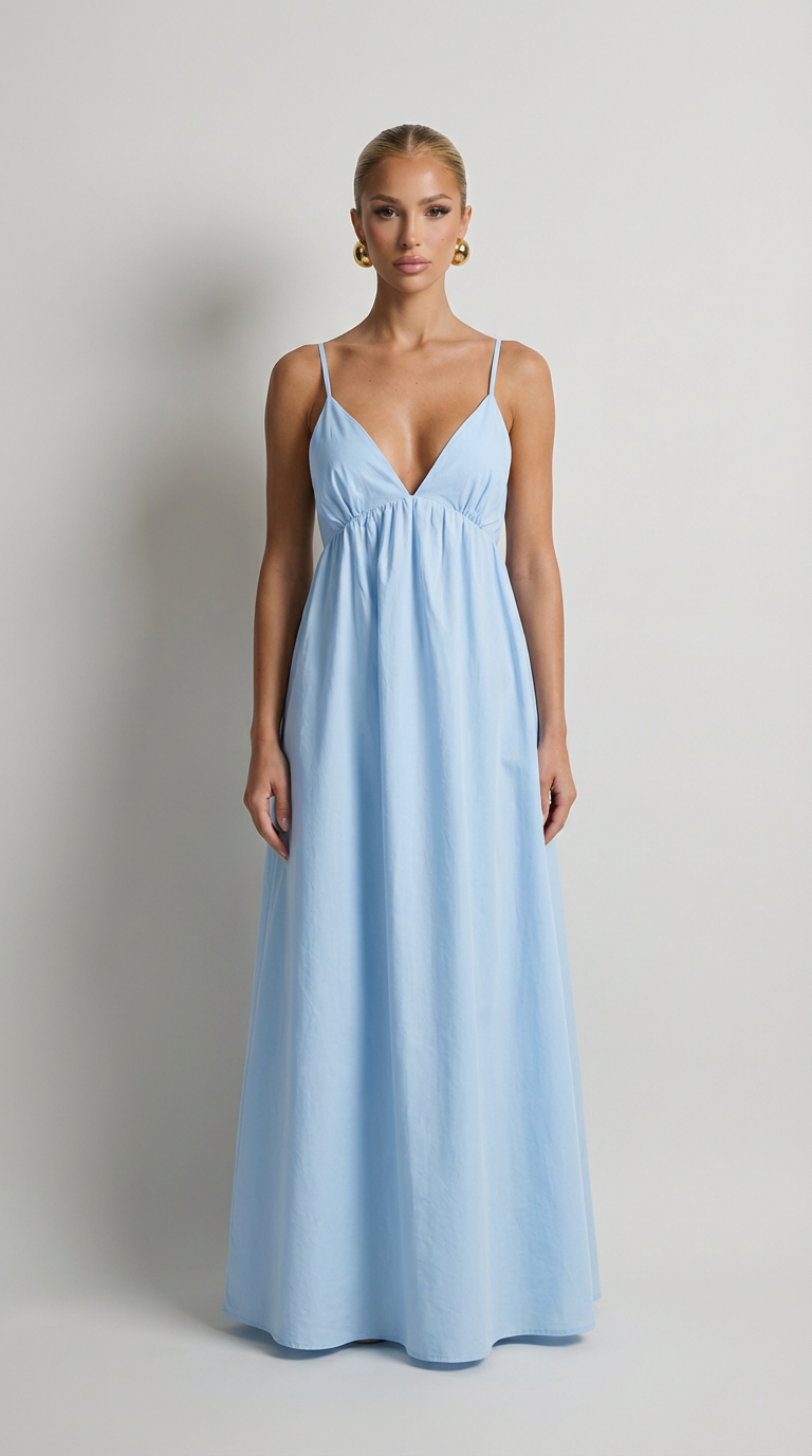 Serena Open-Back Maxi Dress