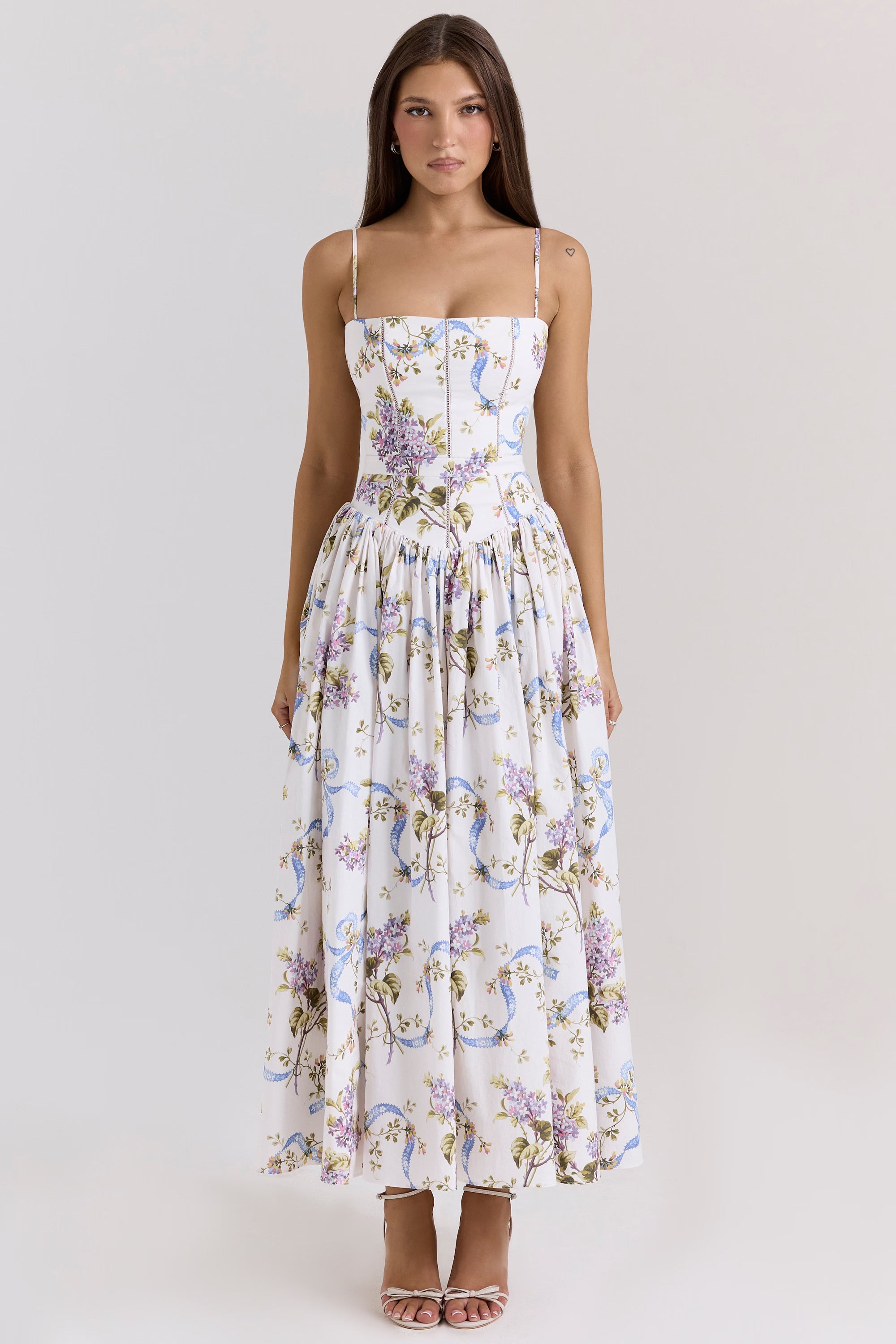 Amelia Strapless Midi Dress