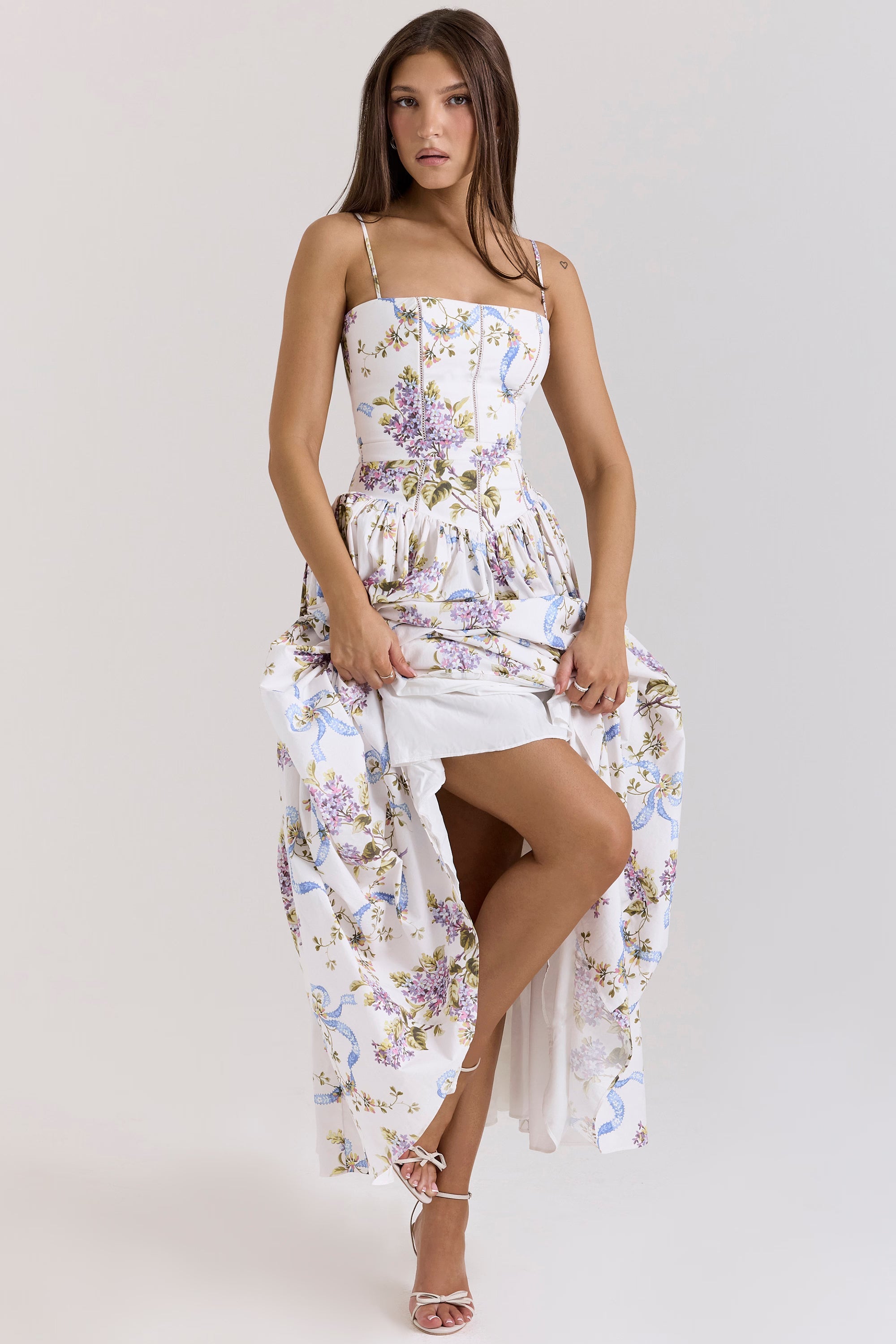 Amelia Strapless Midi Dress