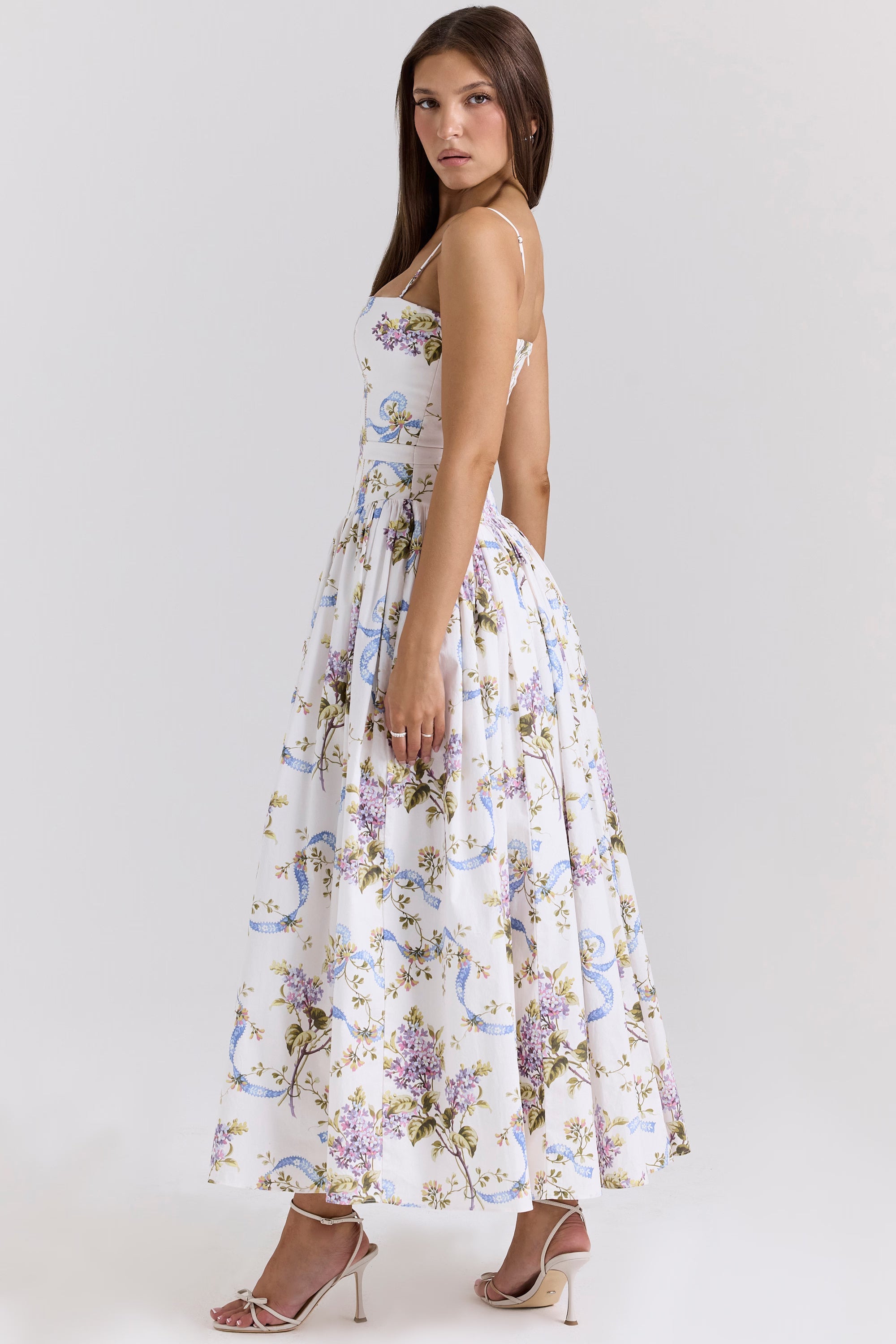 Amelia Strapless Midi Dress