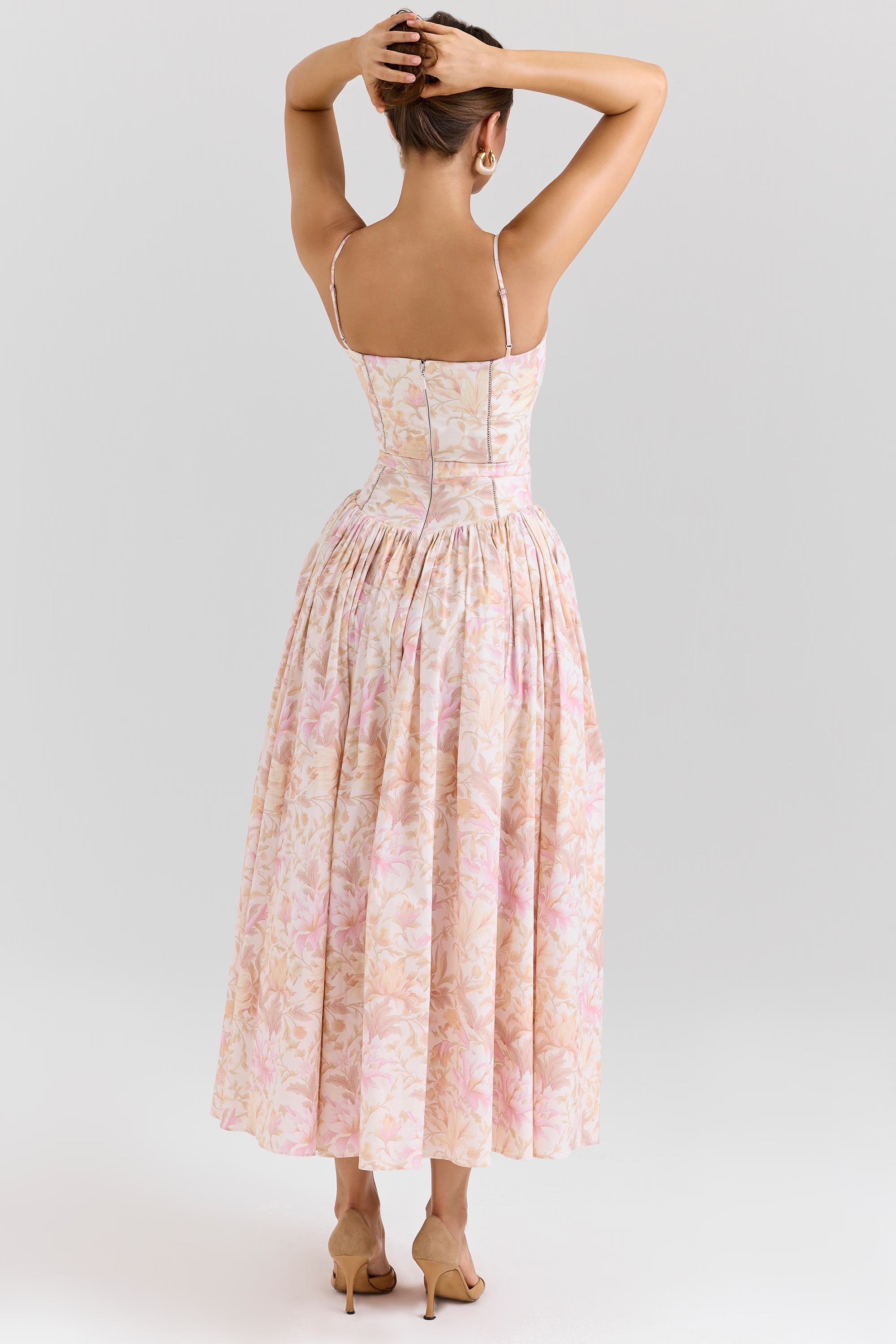 Amelia Strapless Midi Dress